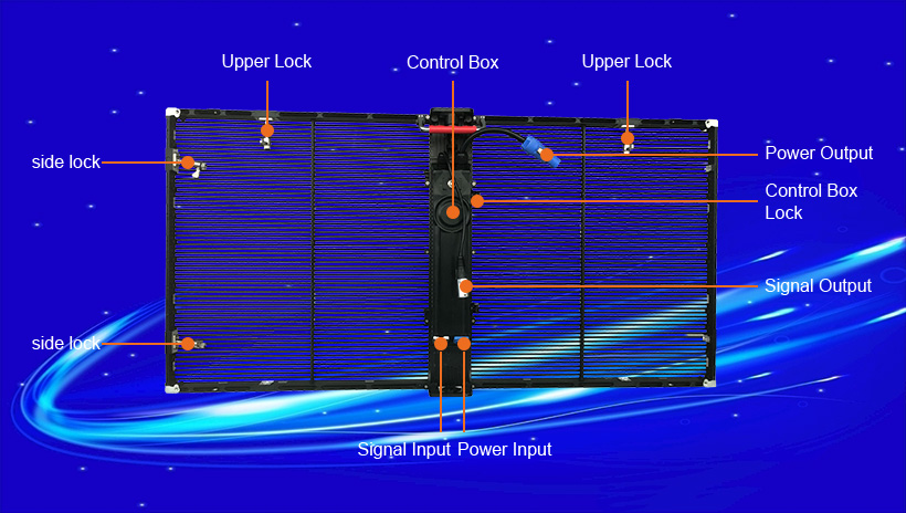 led curtain screen panel