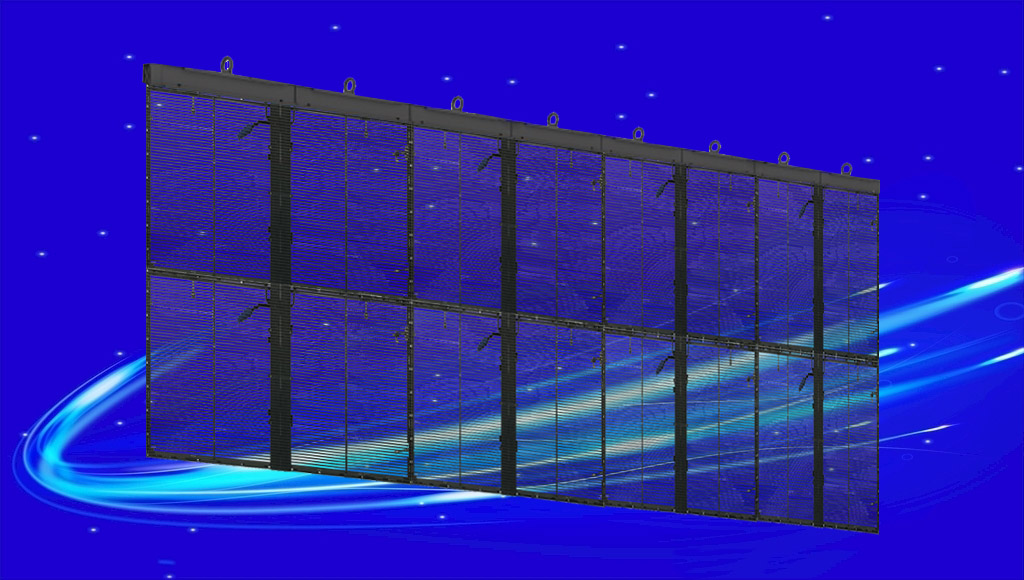 led curtain wall screen video display